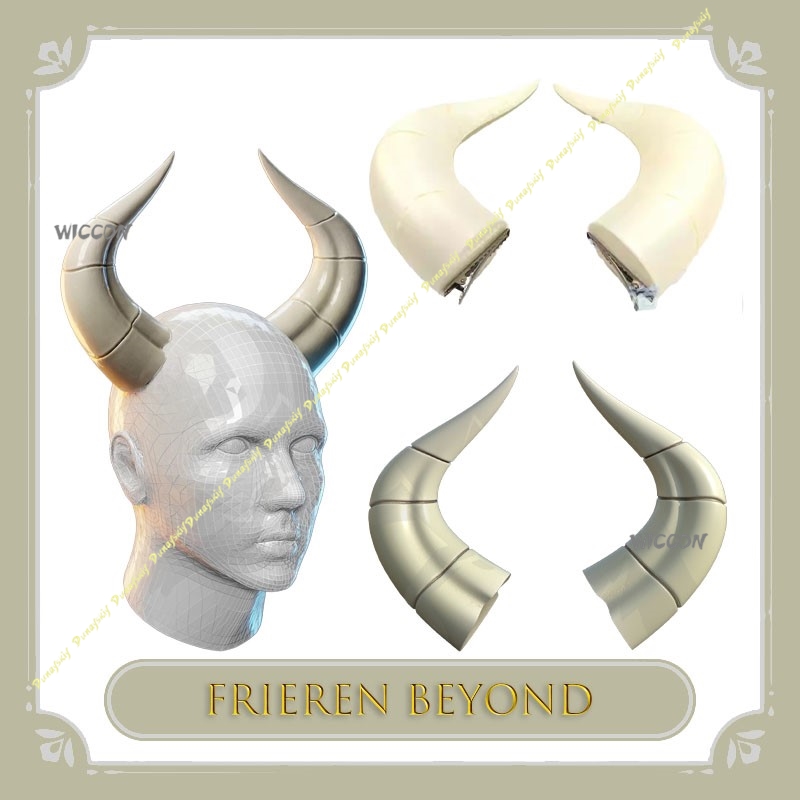 Frieren Cosplay Prop - Gaun Kostum Cosplay Aura Anime Frieren