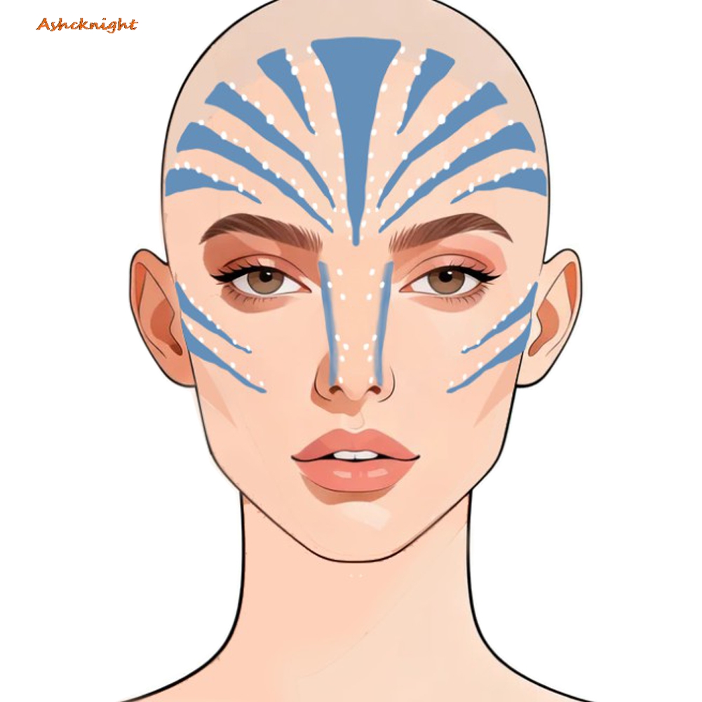 Cosplay Fire Prop - Stiker Tato Jake Sully Cosplay Avatar