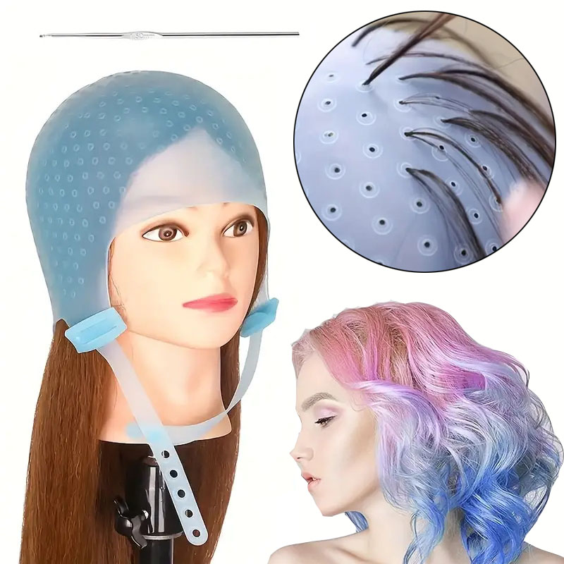 Hair Spray Color - Topi Penyorot Pewarna Rambut Silikon Dapat