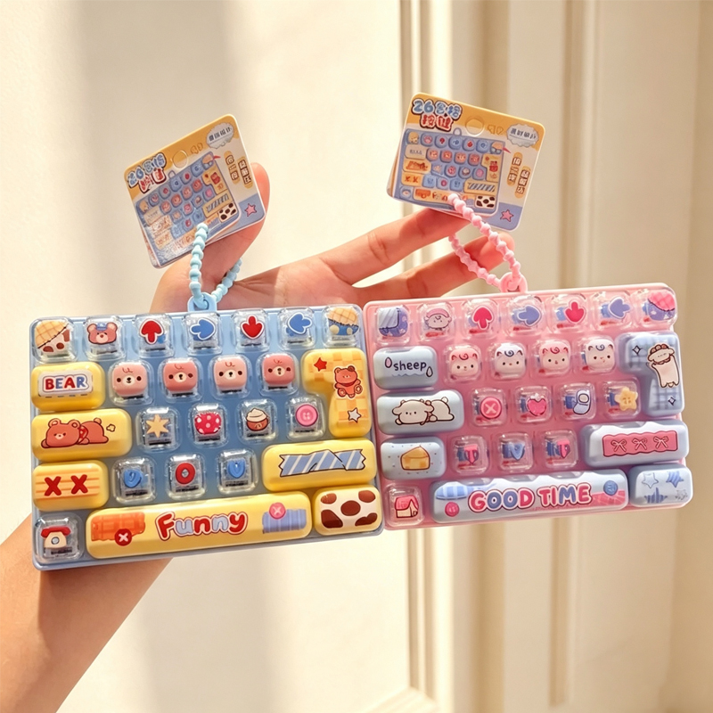 Cosplay Fire Prop - Tersedia 26Grid Keycap Clicker Anti Stres/