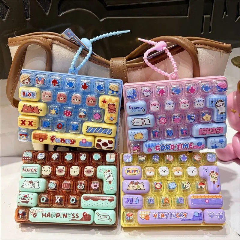 Cosplay Fire Prop - *Gantungan Kunci Keycap Warna Permen Lucu