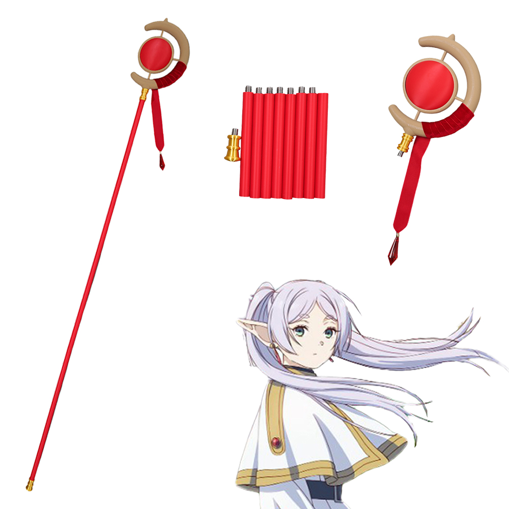 Fantasia Frieren Staff Rod Cos - Frieren Cosplay Prop ulasan dan harga