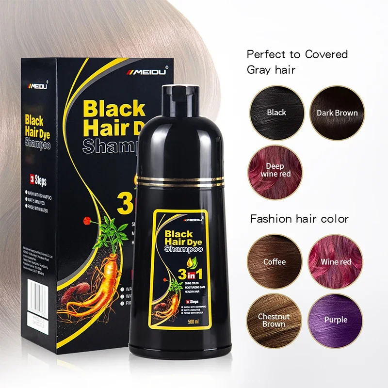 Sampo Pewarna Rambut Hitam 3 I - Hair Spray Color ulasan dan harga