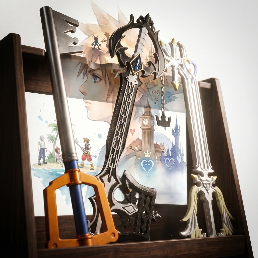 Pedang Katana Sora Keyblade Ki - Cosplay Prop Foam ulasan dan harga