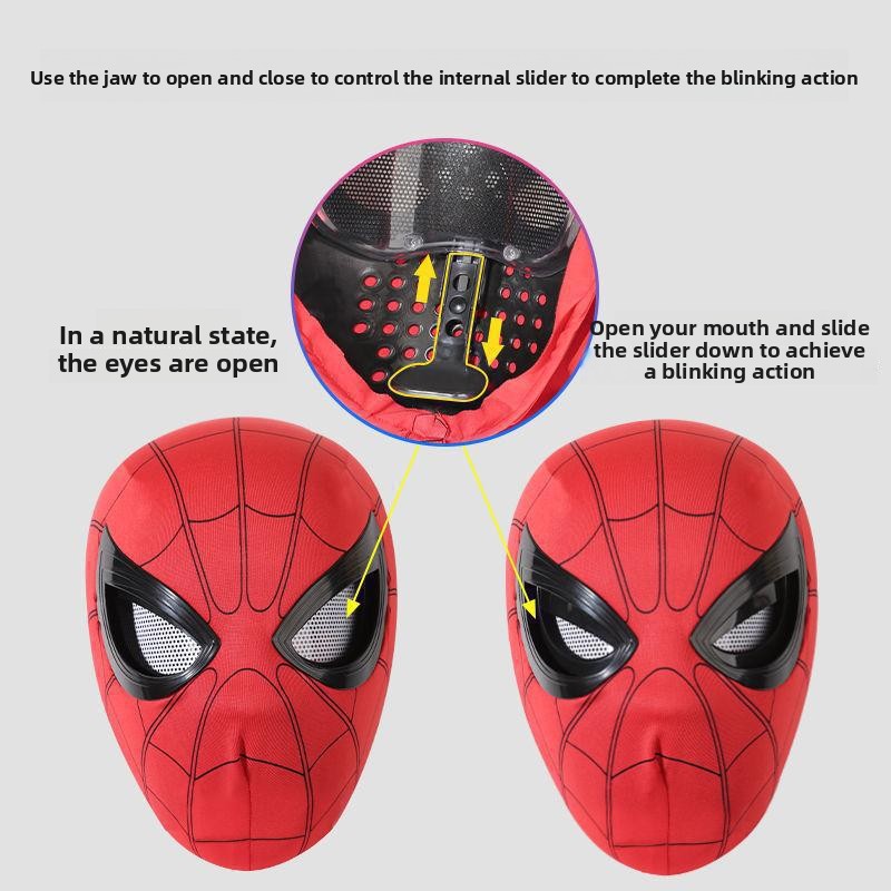 Headset Spider-Man Populer 202 - Cosplay Fire Prop ulasan dan harga